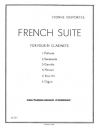 フランス組曲  (イボンヌ・デポルト)  (クラリネット四重奏）【French Suite】