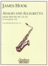 アダージョ＆アレグレット  (ジェイムズ・フック)  (サックス三重奏)【Adagio and Allegretto】