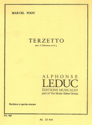 テルツェット（三重奏曲）（マルセル・ポート）  (クラリネット三重奏）【Terzetto】