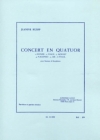 演奏会用四重奏曲（ジャニーヌ・リュエフ）  (サックス四重奏)【CONCERT EN QUATUOR】