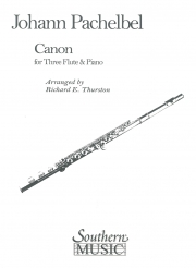 パッヘルベルのカノン　 (フルート三重奏+ピアノ)【Canon】