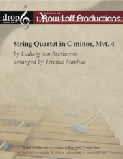 弦楽四重奏・ハ短調・第四楽章  (ベートーヴェン)（マリンバ四重奏）【String Quartet in C minor, Mvt.4】