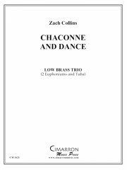 シャコンヌとダンス  (ザック・コリンズ)（ユーフォニアム＆テューバ三重奏)【Chaconne and Dance】