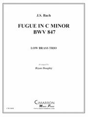 フーガ・ハ短調・BMV847（テューバ三重奏)【Fugue in c minor, BWV 847】