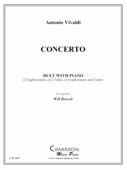 ヴィヴァルディ‐2つの楽器のための協奏曲（アントニオ・ヴィヴァルディ）（テューバ二重奏+ピアノ)【Vivaldi - Concerto for two instruments (two tubas and pi】