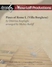 ボルゲーゼ荘の松「ローマの松」より  (オットリーノ・レスピーギ)（打楽器十七重奏）【Pines of Rome I. Villa Borghese】