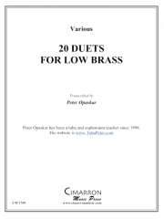ローブラスのための20のデュエット（テューバ二重奏)【20 Duets for Low Brass】