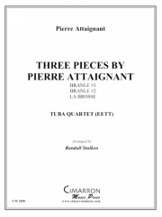 ピエール・アテニャンによる3つの小品（ユーフォニアム＆テューバ四重奏)【Three Pieces by Pierre Attaignant】