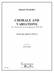 テューバ四重奏のためのコラールとバリエーション（ユーフォニアム＆テューバ四重奏)【Chorale and Variations for tuba quartet】