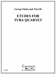 テューバ四重奏のためのエチュード（ユーフォニアム＆テューバ四重奏)【Etudes for Tuba Quartet】