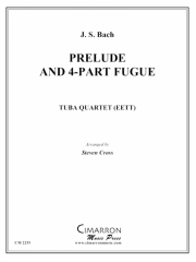 プレリュードとフーガ・4パート（ユーフォニアム＆テューバ四重奏)【Prelude and 4-Part Fugue】