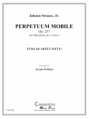 常動曲・Op.257（ユーフォニアム＆テューバ四重奏)【Perpetuum Mobile. Op. 257】