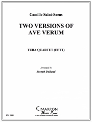 2バリエーション・オブ・アヴェ・ヴェルム（ユーフォニアム＆テューバ四重奏)【Two Versions of Ave Verum】