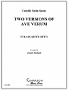 2バリエーション・オブ・アヴェ・ヴェルム（ユーフォニアム＆テューバ四重奏)【Two Versions of Ave Verum】