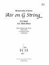 G線上のアリア（金管四重奏)【Air on G String】