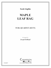 メープル・リーフ・ラグ（ユーフォニアム＆テューバ四重奏)【Maple Leaf Rag】