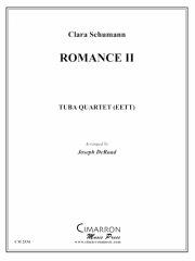 ロマンス・第2番 (クララ・シューマン)（ユーフォニアム＆テューバ四重奏)【Romance II】