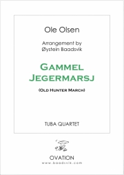 旧ハンターマーチ（ユーフォニアム＆テューバ四重奏)【Gammel Jegermarsj (Old Hunter March)】