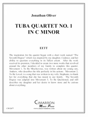 テューバカルテット・No.1・ハ短調（ユーフォニアム＆テューバ四重奏)【Tuba Quartet No. 1 in c minor】