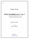 ２つのマドリガル・Vol.7（金管四重奏)【2 Madrigals, Vol. 7】