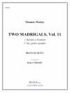 ２つのマドリガル・Vol.11（金管四重奏)【2 Madrigals, Vol. 11】