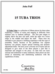 15のテューバ・トリオ（ジョン・パフ）（テューバ三重奏)【15 Tuba Trios】