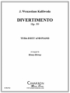 ディベルティメント（テューバ二重奏+ピアノ)【Divertimento, Op. 59】