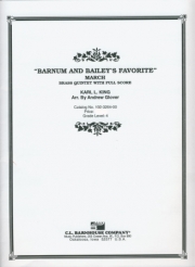 バーナムとベイリーのお気に入り (金管五重奏)【Barnum and Bailey's Favorite】