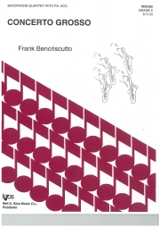 コンチェルト・グロッソ（フランク・ベンクリシュートー） (サックス四重奏+ピアノ)【Concerto Grosso】