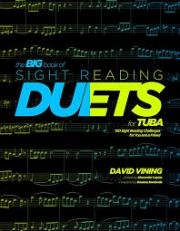テューバ二重奏のための初見練習曲集（デイヴィッド・ヴァイニング） (テューバ二重奏）【Big Book of Sight Reading Duets for Tuba】