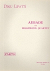 木管四重奏の為のオーバドゥ（パート譜のみ）　(木管四重奏)【Aubade for Woodwind Quartet】