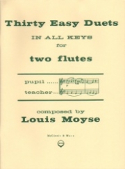 30の易しいデュエット　 (フルート二重奏)【30 Easy Duets】