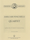 四重奏曲（アミルカレ・ポンキエッリ）　(木管三重奏+ピアノ)【Quartetto】