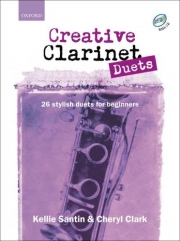 易しいジャズ・デュエット集  (クラリネット二重奏）【Creative Clarinet Duets + CD】