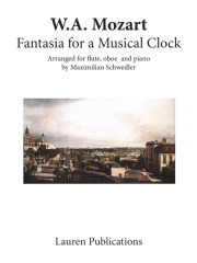 音楽時計のための幻想曲・ヘ短調・K608　(木管二重奏+ピアノ)【Fantasia for a Musical Clock in f minor K608】