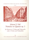 Notturno en Quatuor, Op. 3（クラリネット+弦楽三重奏）【Notturno en Quatuor, Op. 3】