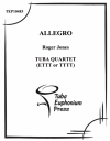 アレグロ (ユーフォニアム&テューバ四重奏）【Allegro】