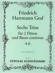 ６トリオ・4-6　 (フルート三重奏)【Sechs Trios 4-6】