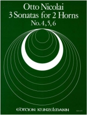2本のホルンの為のソナタ・Nos. 4-6 　(ホルン二重奏)【Sonatas for 2 Horns Nos. 4-6】