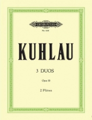 3つのデュオ・Op.10　 (フルート二重奏)【3 Duos Op. 10】