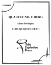 カルテット・No.1:ベルグ (ユーフォニアム&テューバ四重奏）【Quartet No. 1: Berg】