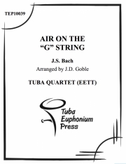 G線上のアリア（バッハ） (ユーフォニアム&テューバ四重奏）【Air on the G String】
