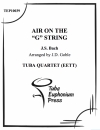 G線上のアリア（バッハ） (ユーフォニアム&テューバ四重奏）【Air on the G String】