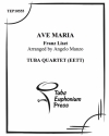 アヴェ・マリア (ユーフォニアム&テューバ四重奏）【Ave Maria】