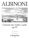 Concerto a cinque in C Major Op. 7 No. （パート譜のみ）(オーボエ二重奏+ピアノ)【Concerto a cinque in C Major Op. 7 No. 5】