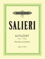 フルートとオーボエの為の協奏曲・ハ長調（アントニオ・サリエリ）(木管二重奏+ピアノ)【Concerto for Flute and Oboe in C Major】