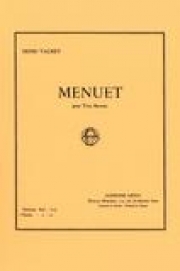メヌエット（アンリ・ヴァシェイ）（スコアのみ）　(バスーン三重奏)【Menuet】