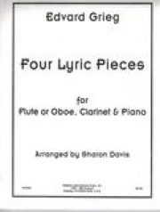 4つのリリック小品　(木管二重奏+ピアノ)【Four Lyric Pieces】