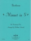 メヌエット・ト長調　(木管三重奏)【Minuet in G Major】