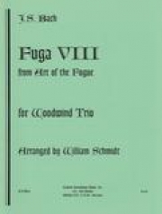 フーガ・8「フーガの技法」より　(木管三重奏)【Fuga VIII from The Art of the Fugue】